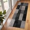 Edge Collections - 2' X 6' - Gray - Cozy Geometric Area Rug for Modern Interiors - 1 Piece